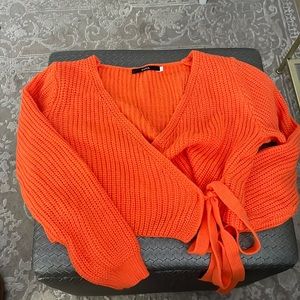 Orange Sweater